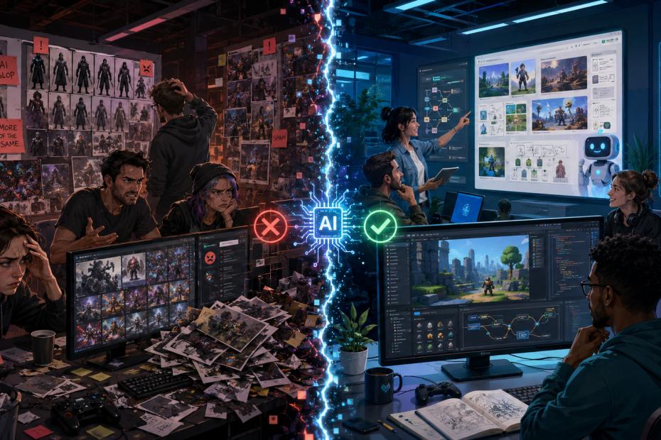 Gebruik van AI in het GameLab? Feit en fictie